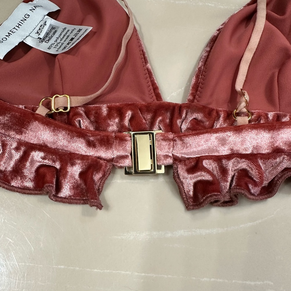 Something Navy Brand Something Delicate Crushed V… - image 2